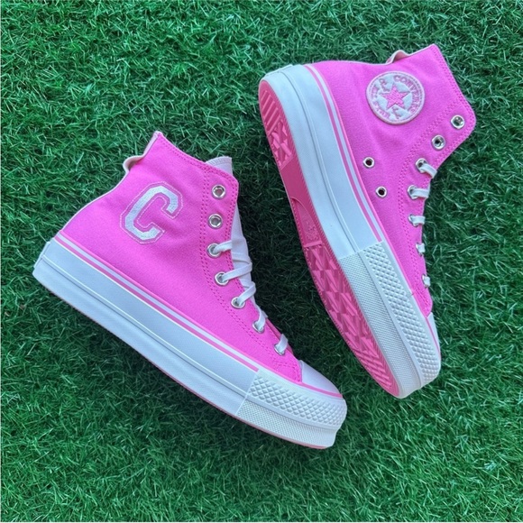 Converse Chuck Taylor All Star Lift Platform High Top Oops Pink - Picture 2 of 8